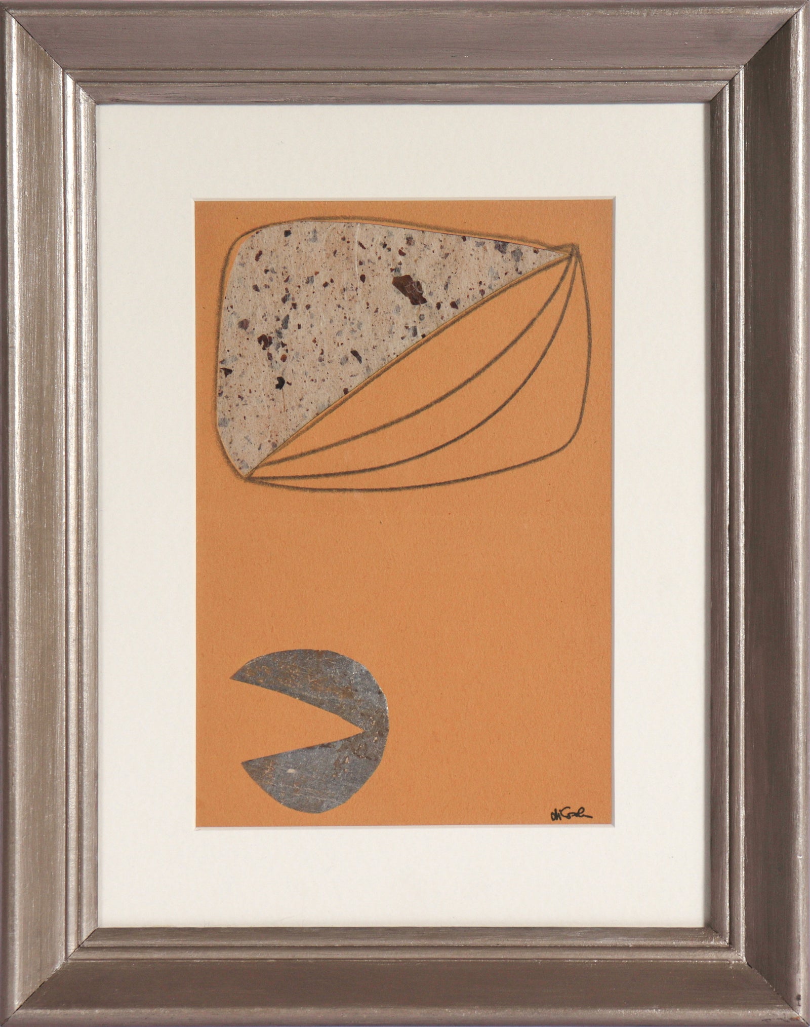 Yellow Abstracted Collage <br><br>#83306