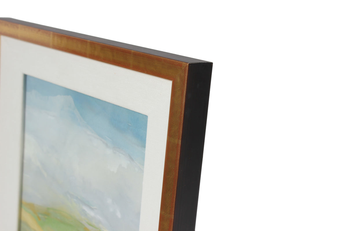 <I>Late Afternoon View from Chateau</I> <br>2017 Gouache<br><br>#95727