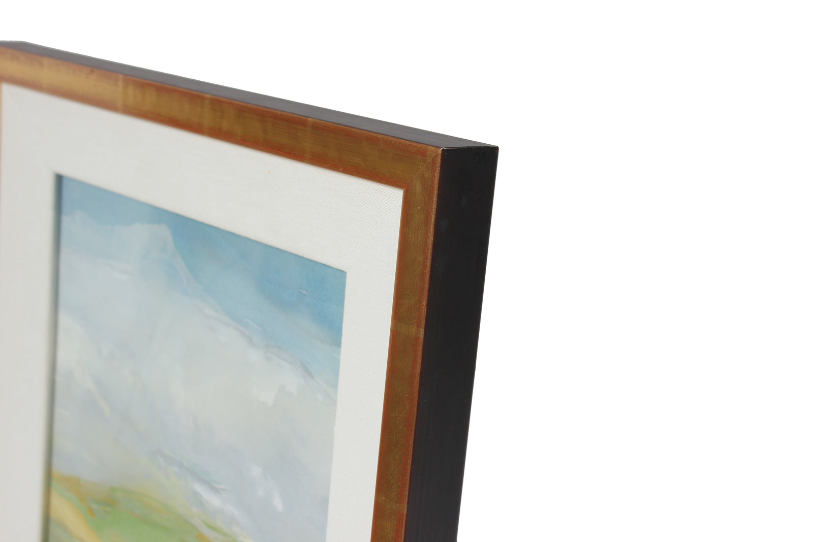 <I>Late Afternoon View from Chateau</I> <br>2017 Gouache<br><br>#95727