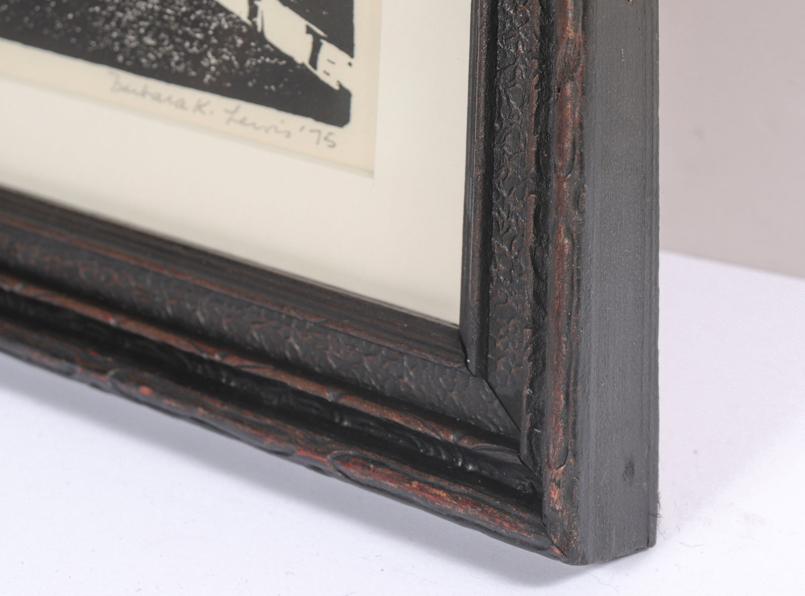 <i>Capwell Construction</i> <br>1975 Stone Lithograph <br><br>#96343