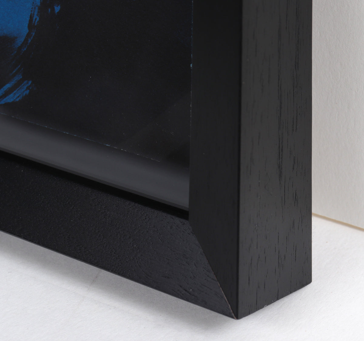 Abstract Print in Blue & Black<br>1997 Lithograph <br><br>#96831