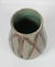 Gray Cup With Red And Green Pattern<br><br>#98331