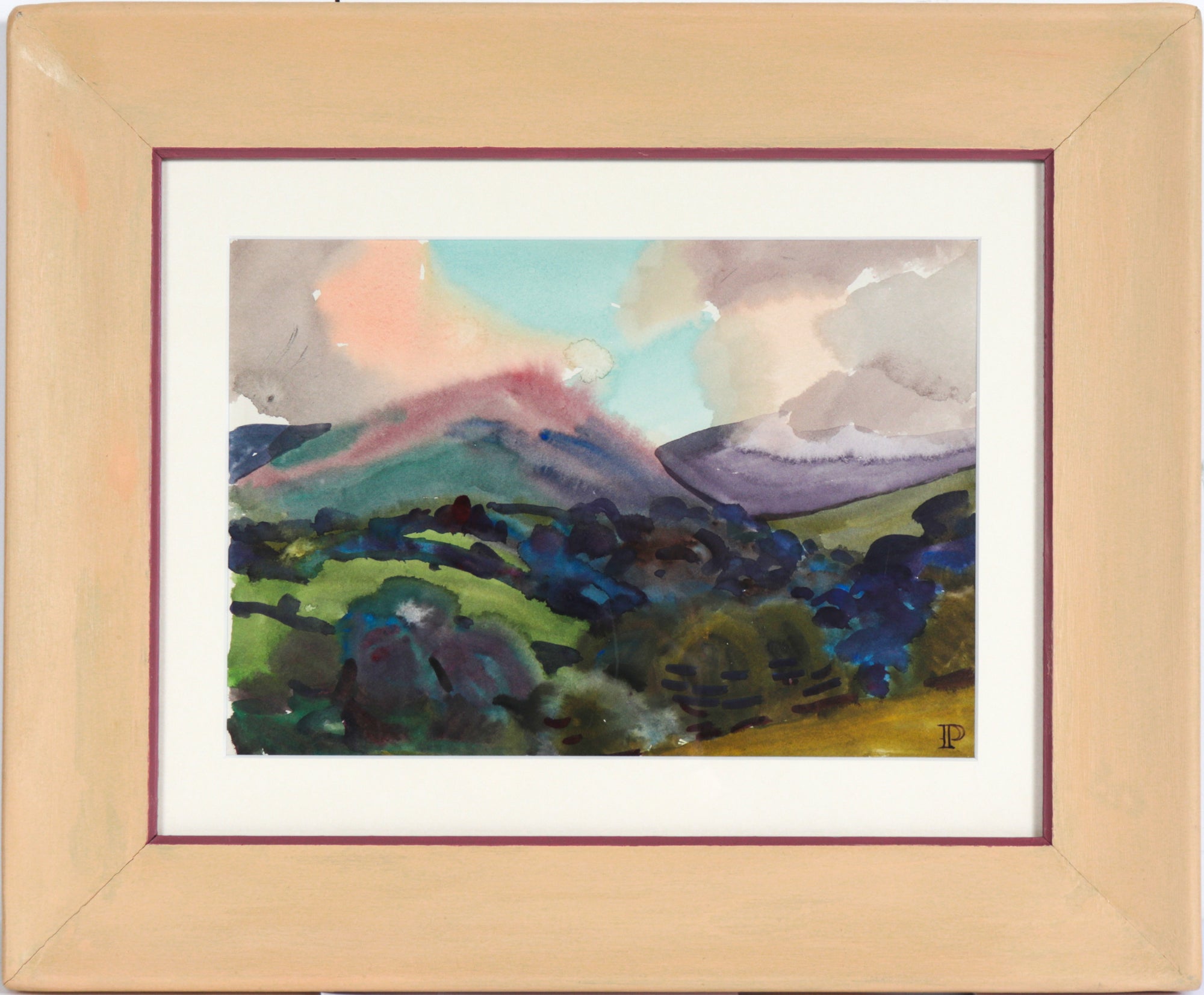 Vast Landscape<br>20th Century Watercolor<br><br>#98632