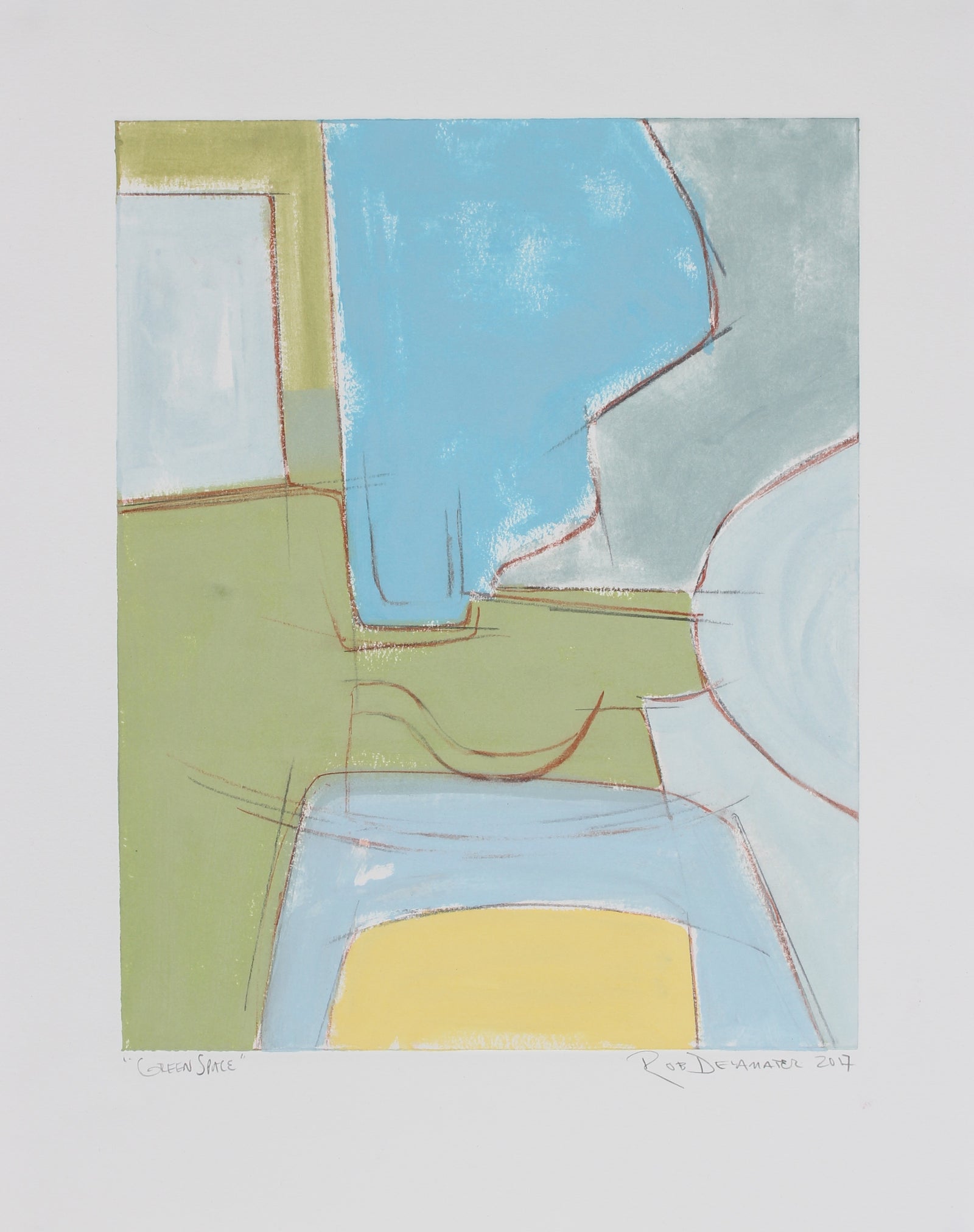 <i>Green Space</i><br>2017 Monotype<br><br>#98669