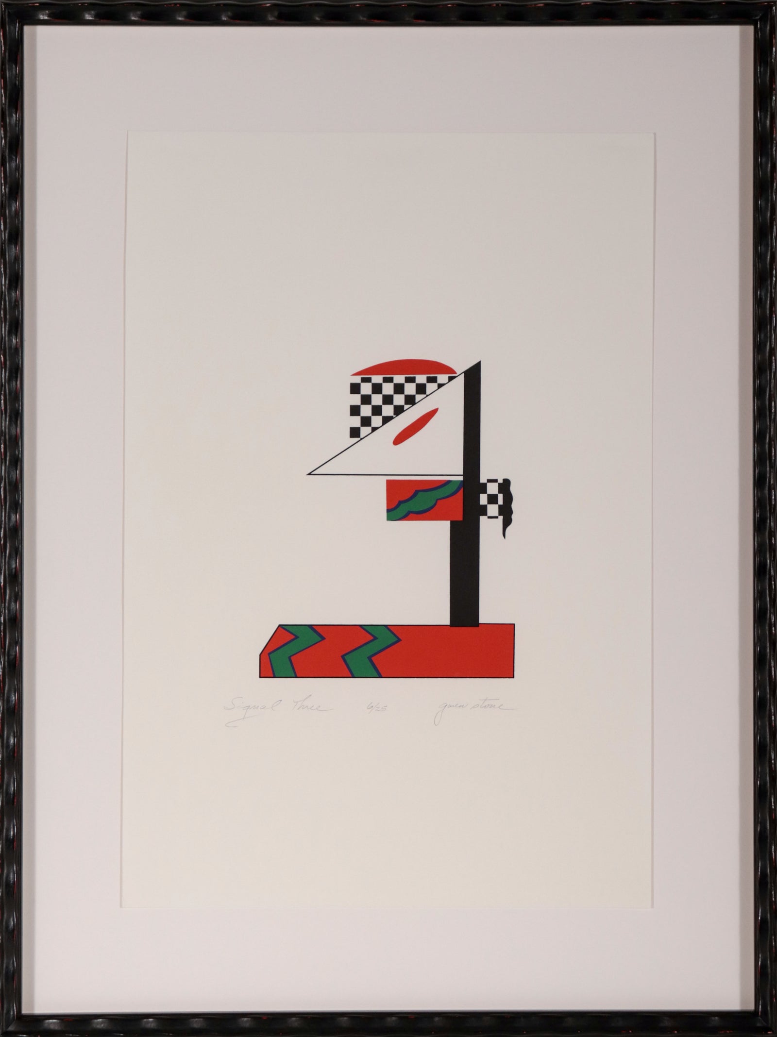 <I>Signal Three</I> <br>Late 20th Century Serigraph <br><br>#A0260