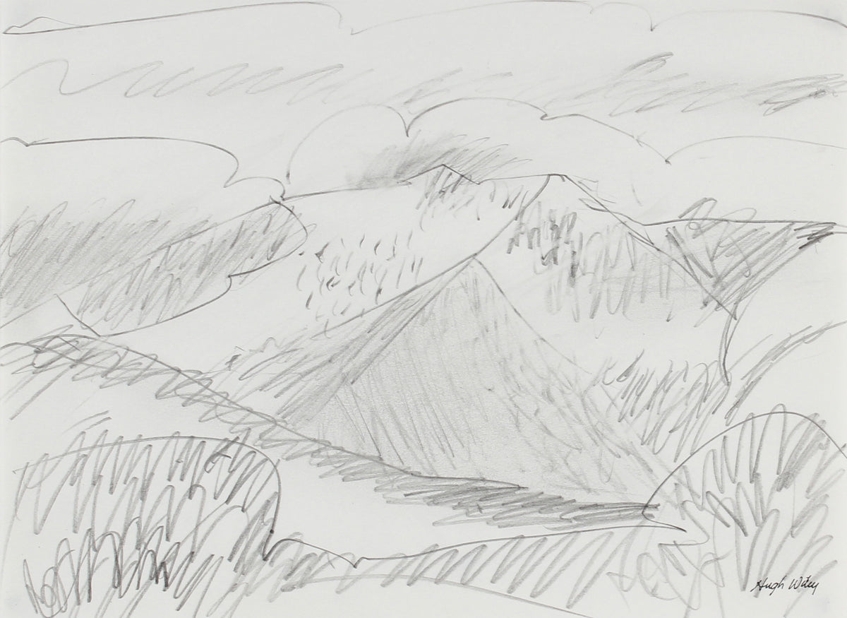 Mountain Sketch &lt;br&gt;1993 Graphite&lt;br&gt;&lt;br&gt;#A1827