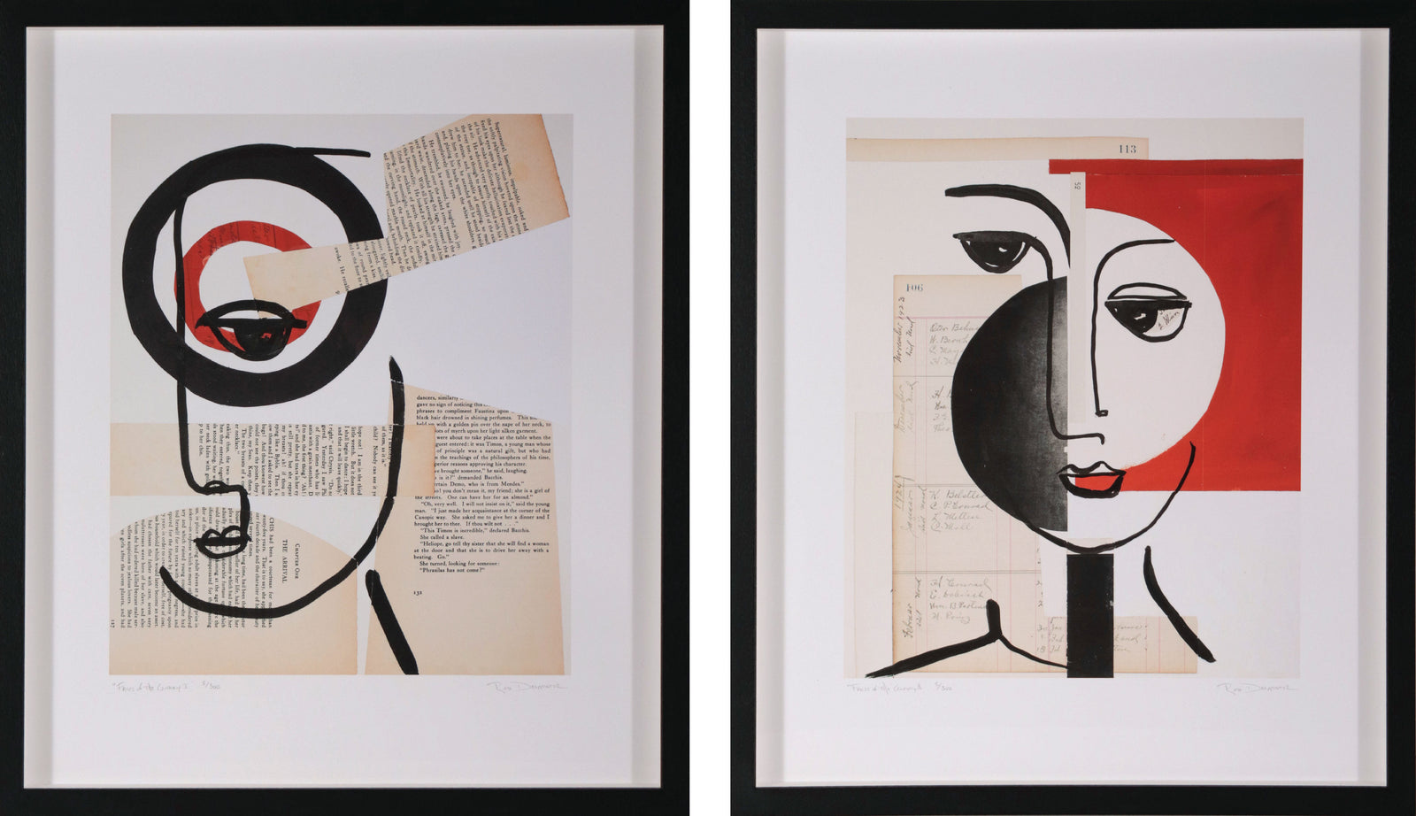 zz- <i>Faces of the Century, Set of Two</i> <br>Limited Edition Archival Print <br><br>ART-00895