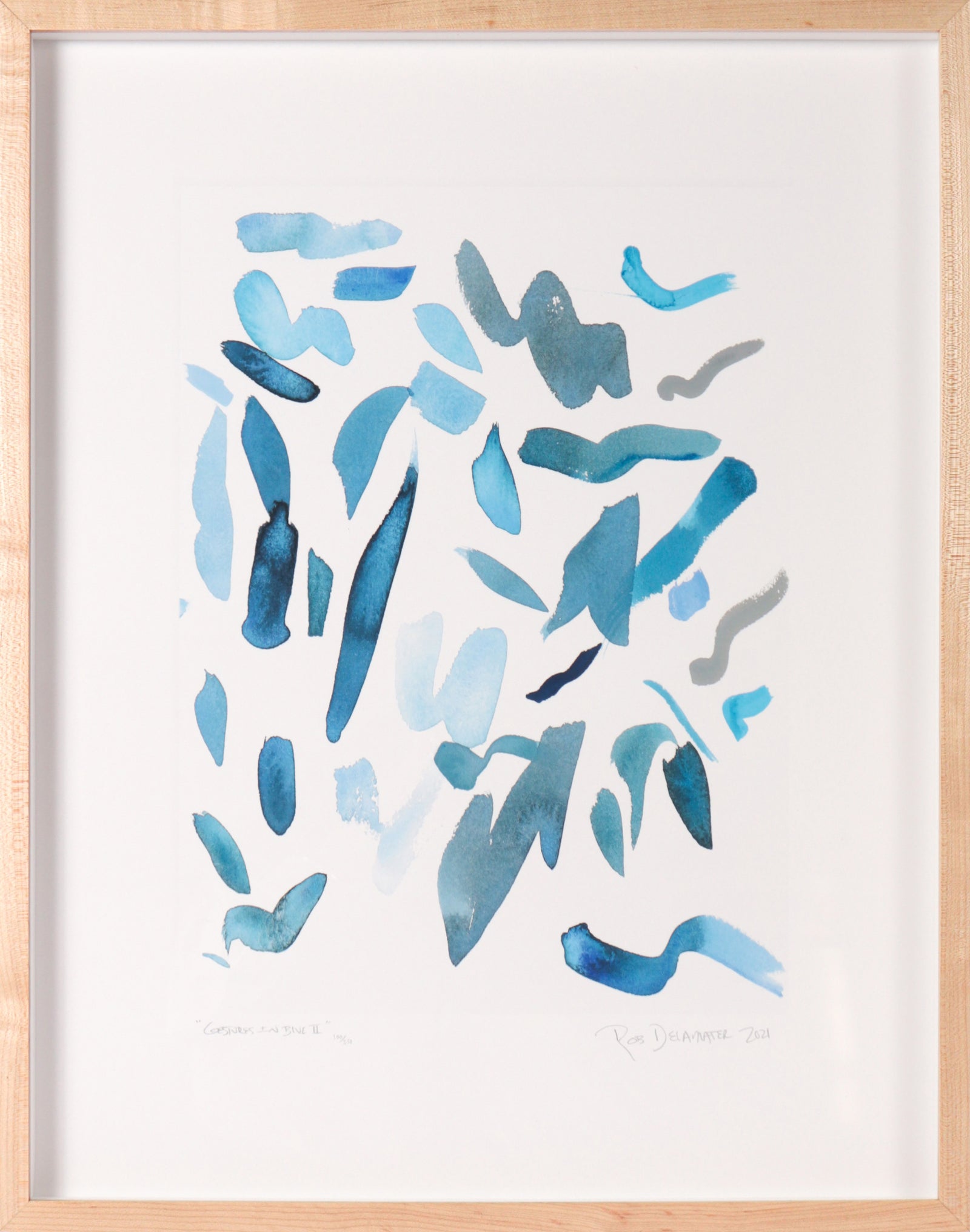 <i>Gestures in Blue II</i> <br>Limited Edition Archival Print <br><br>ART-22843