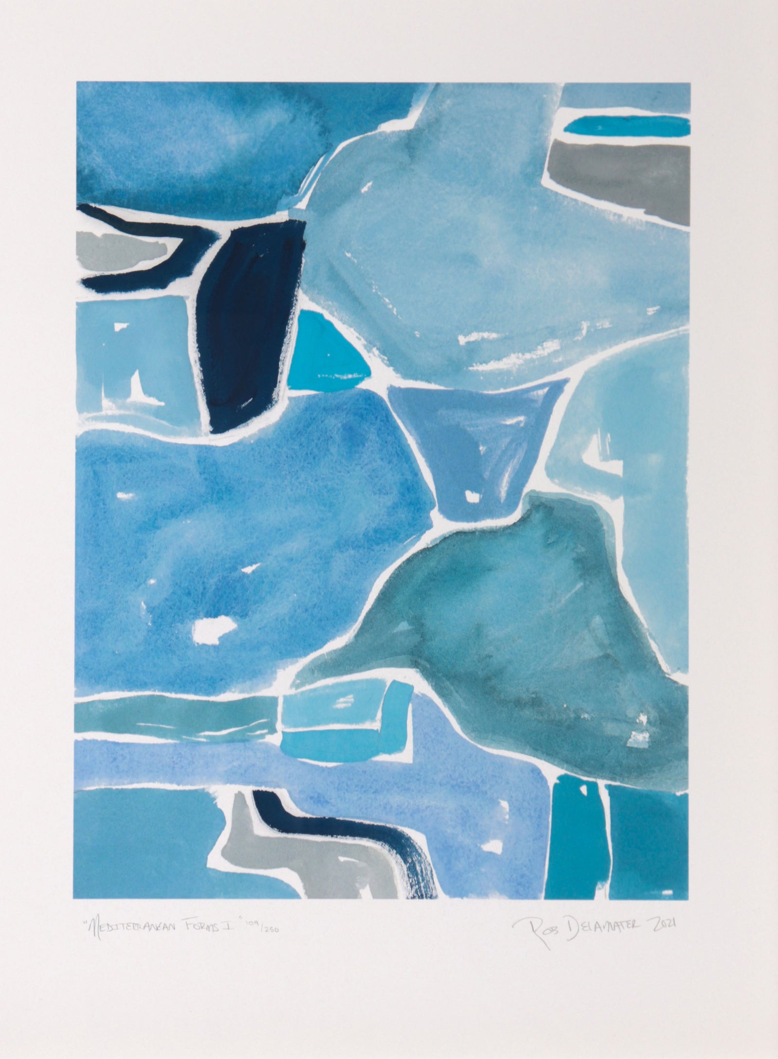 <i>Mediterranean Forms I</i> <br>Limited Edition Archival Print <br><br>ART-22849