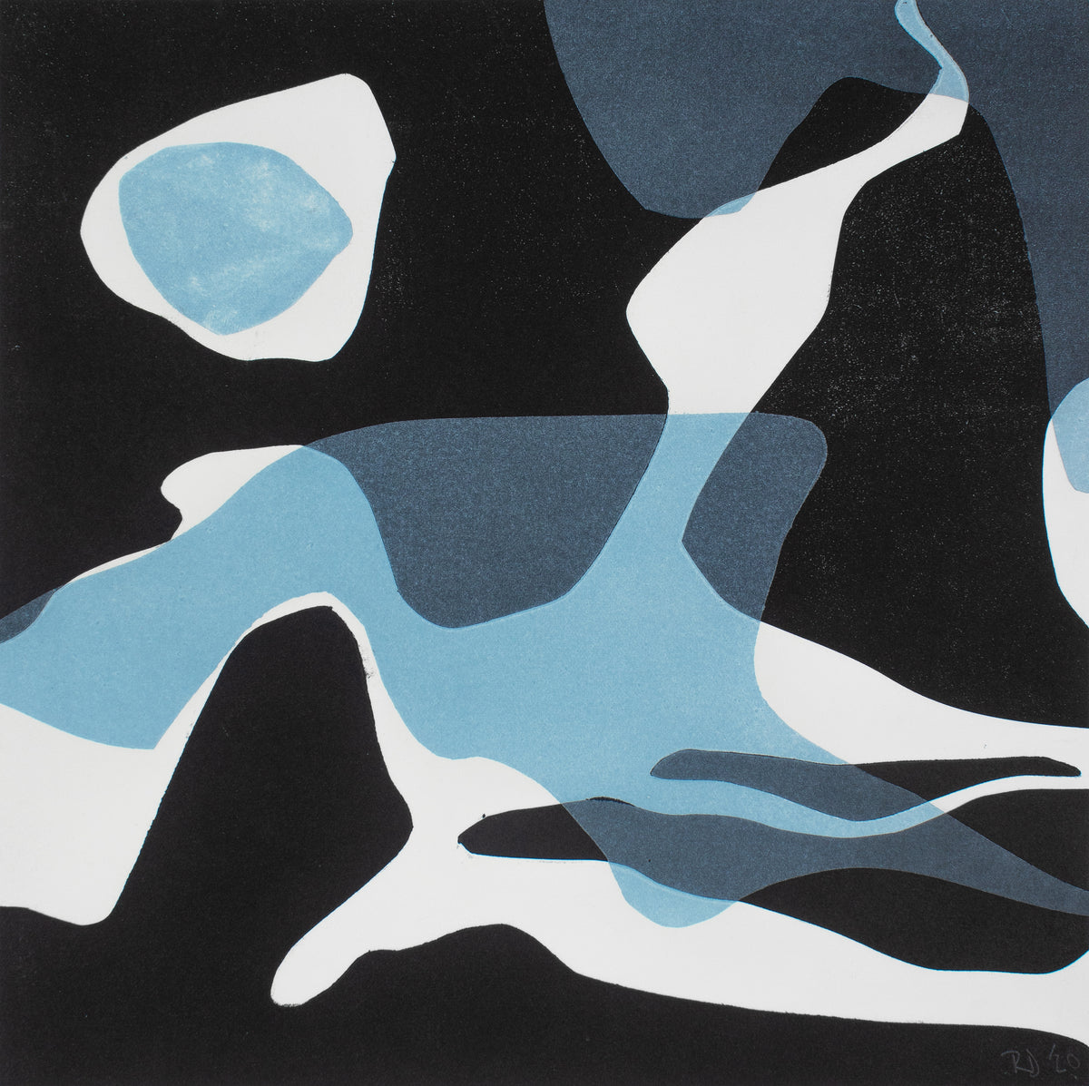 <I>Rivers & Stones II</I> <br>2020 Monotype <br><br>#B3753