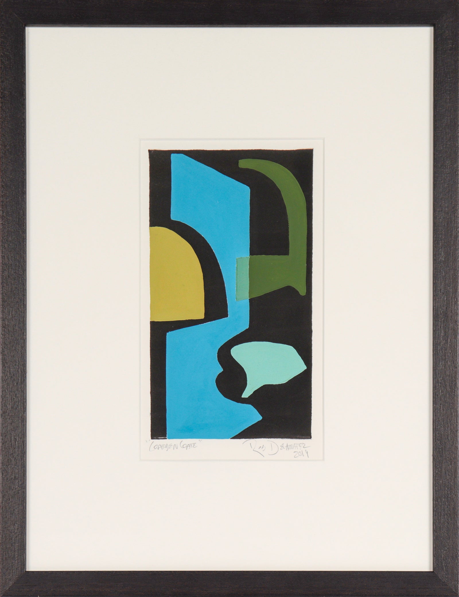 <I>Garden Gate</I><br>2019 Gouache<br><br>#B6850