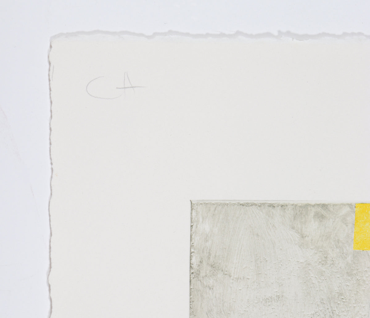 Loose & Geometric Abstract <br>20th Century Monotype <br><br>#C0253