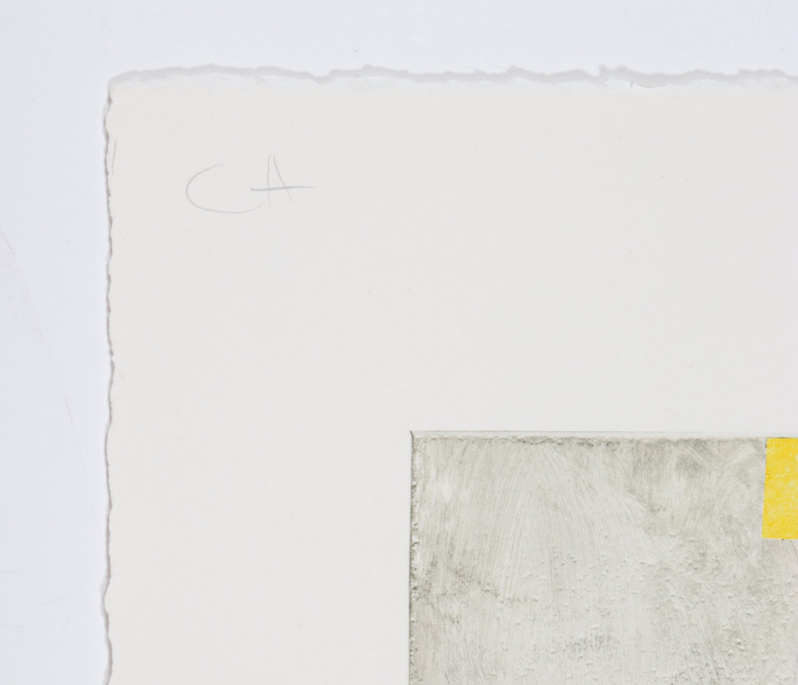 Loose & Geometric Abstract <br>20th Century Monotype <br><br>#C0253