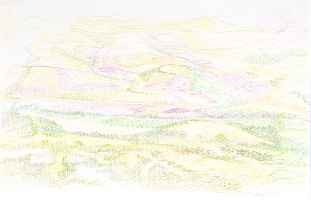 Colorful Landscape&lt;br&gt;1985 Drawing &lt;br&gt;&lt;br&gt;#C3370