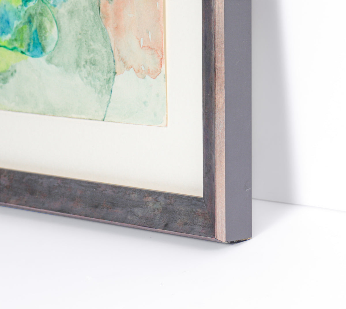 Faded Organic Absract <br>20th Century Watercolor <br><br>#C3602