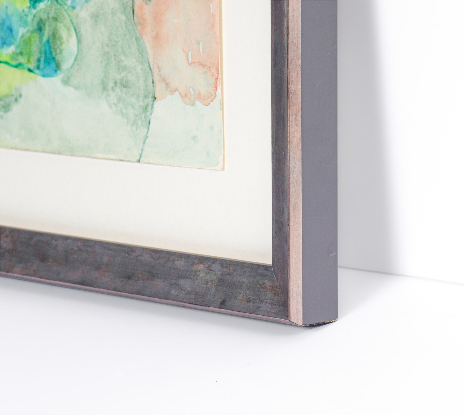 Faded Organic Absract <br>20th Century Watercolor <br><br>#C3602