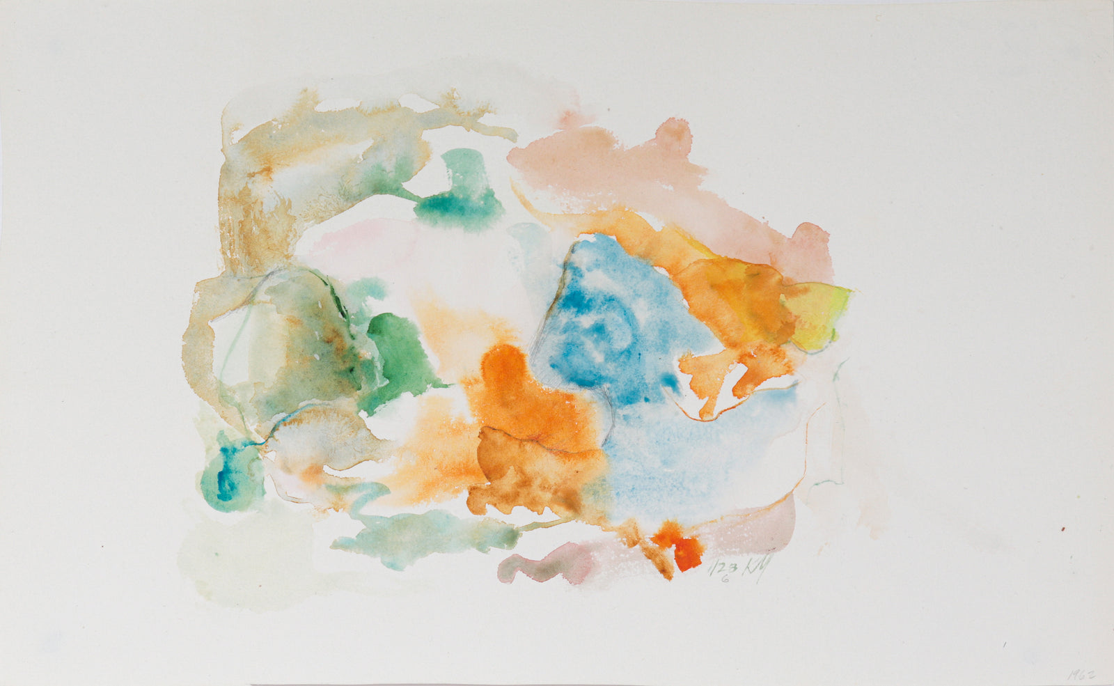 Dreamy Watercolor Abstract, 1962 <br><br>#C3621
