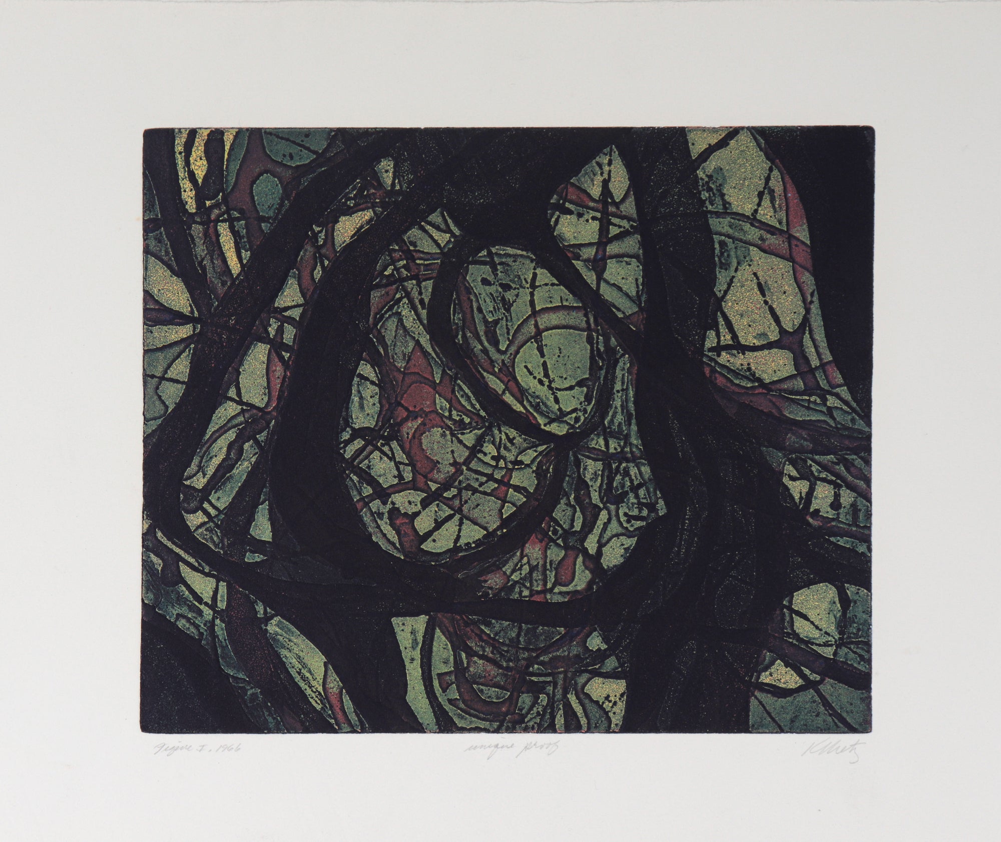 <i>Unique Proof</i> <br>1966 Etching <br><br>#C3622