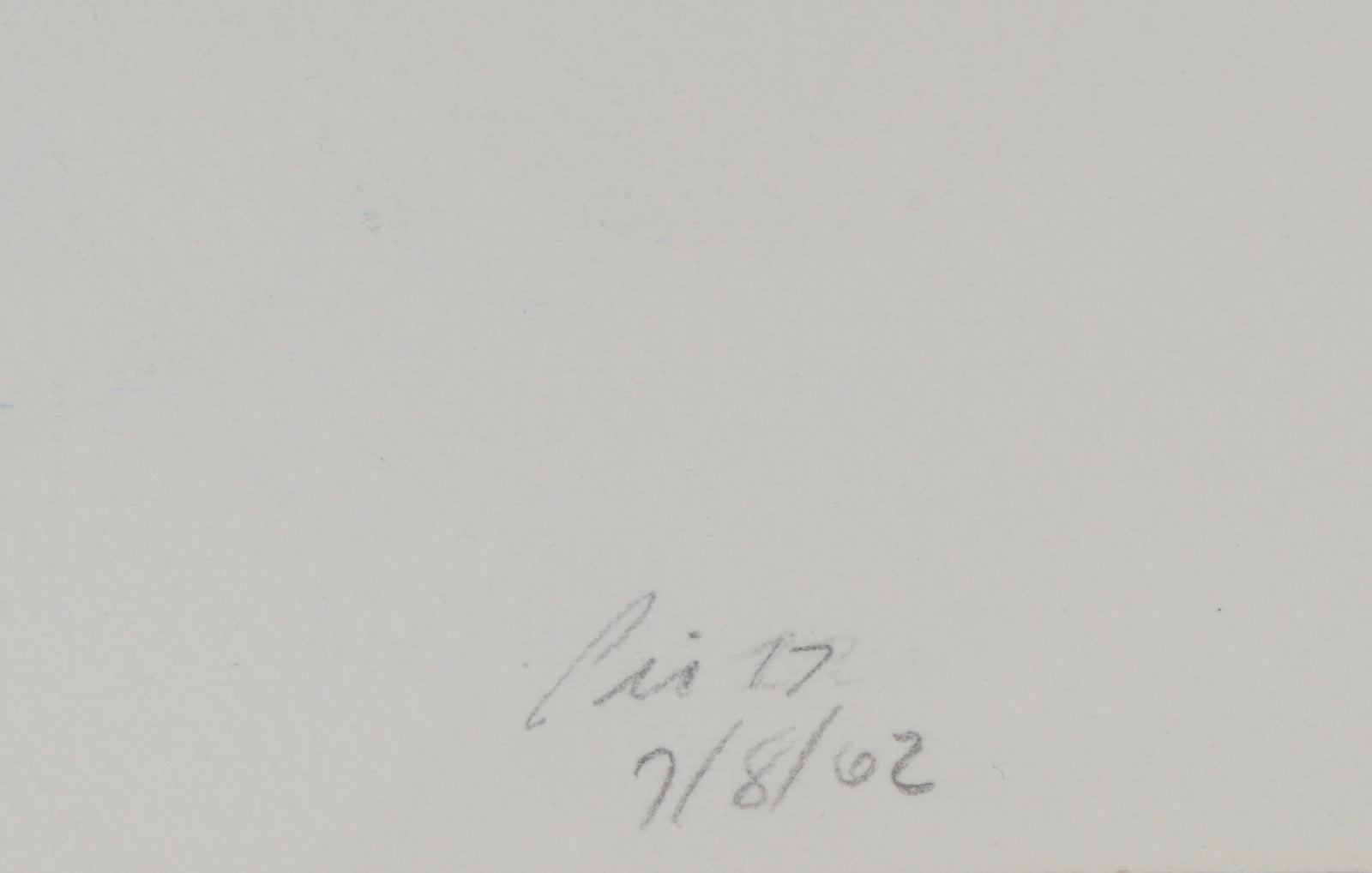 <i>Paris</i> <br>1962 Watercolor <br><br>#C3623