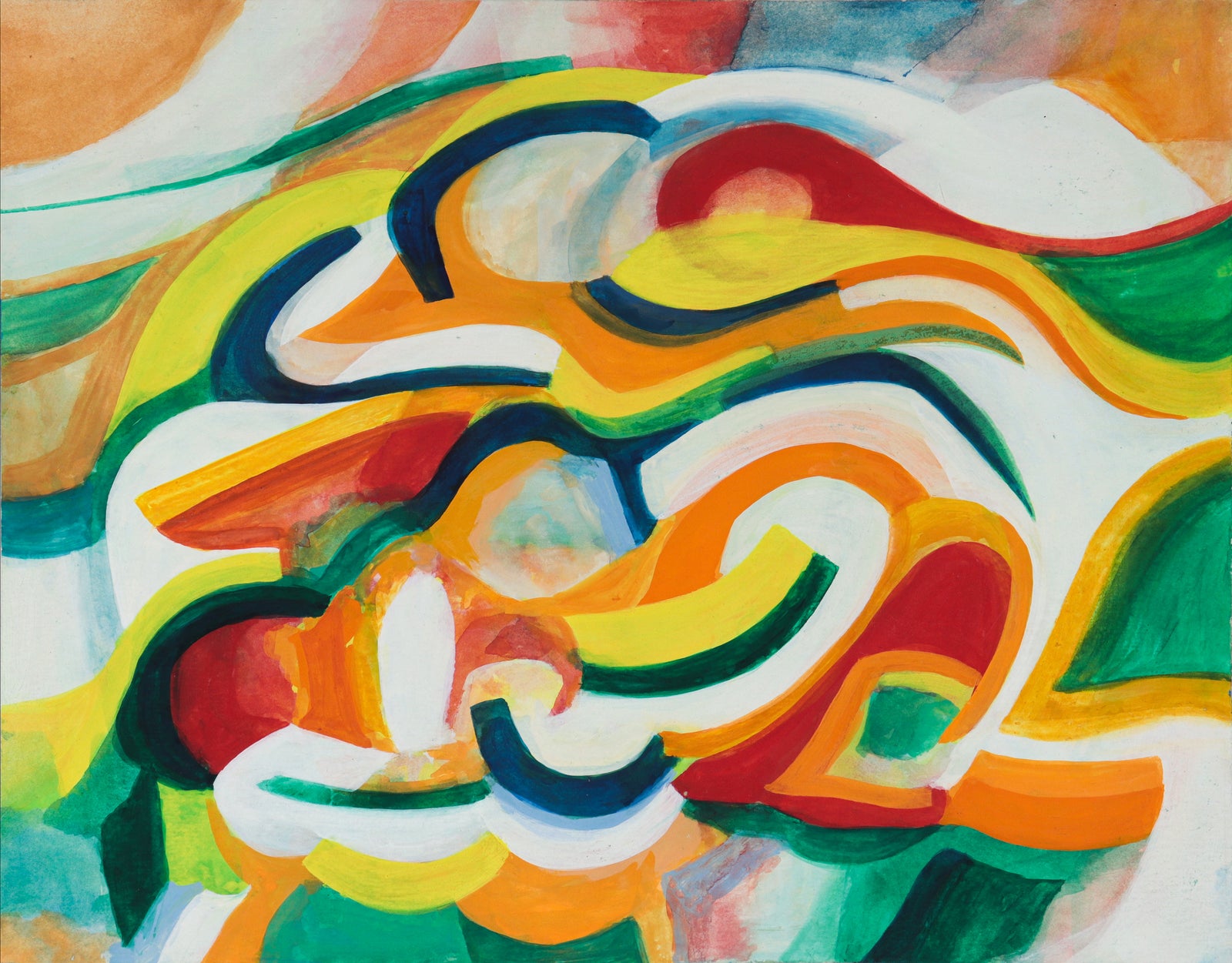 <i>Atelier 17</i> <br>1966 Gouache <br><br>#C3626