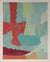 Loose Geometric Abstract <br>20th Cetury Oil <br><br>C3627