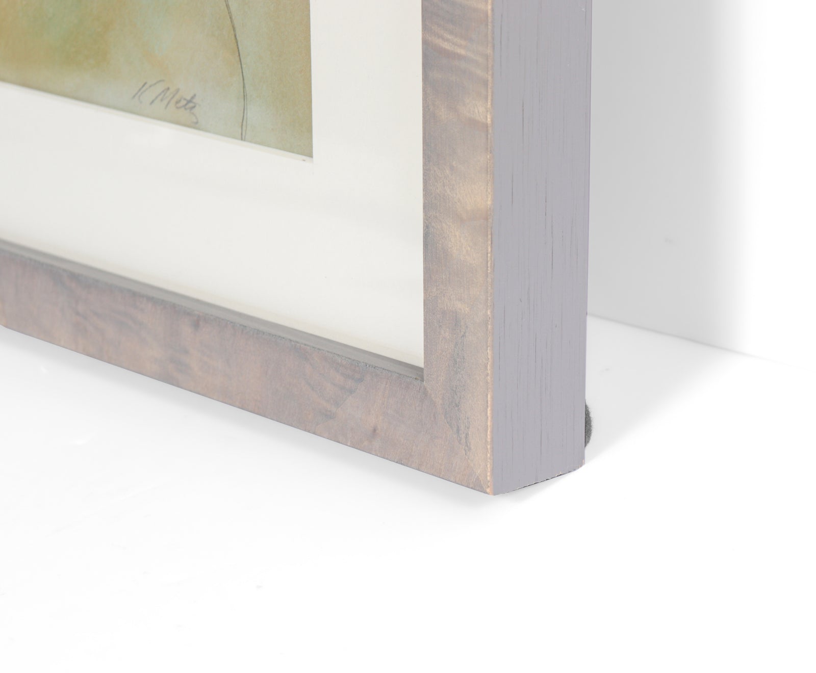 Cream-Toned Abstracted Forms <br>20th Century Oil & Graphite <br><br>#C3647