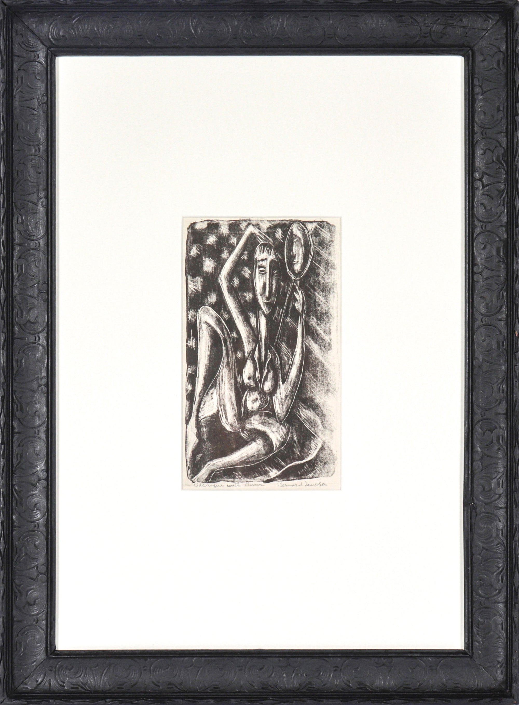 <i>Odalisque With Mirror</i><br>1949 Etching<br><br>#C3654