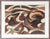 Brown Monochrome Abstraction<br>1967 Watercolor<br><br>#C3738