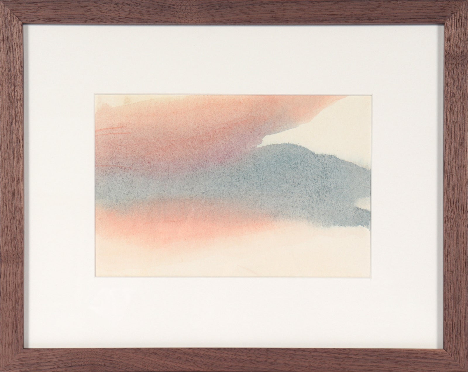 Whimsical Abstracted Landscape II <br>1988 Watercolor <br><br>#C3748