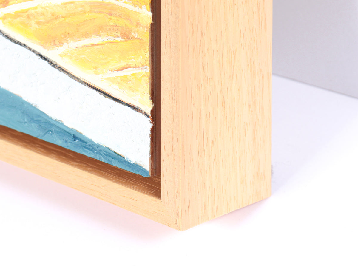 <I>Asian Pear Leafing (Mendocino, CA)</I> <br>2023 Oil<br><br>#C3841