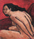 Gazing Seated Nude<br>Late 20th Century Oil<br><br>#C3873
