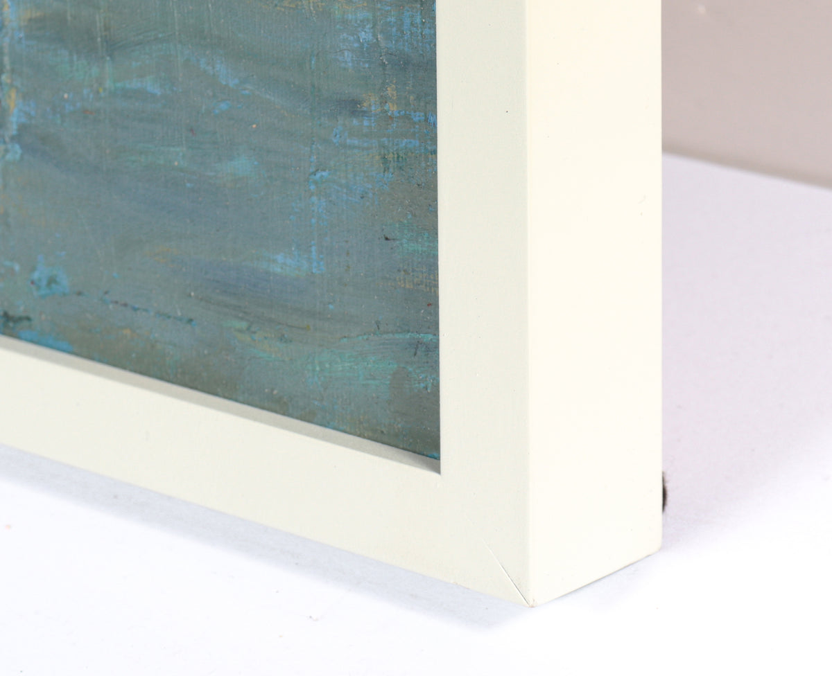 Boats by the Dock <br>Late 20th Century Oil<br><br>#C3897