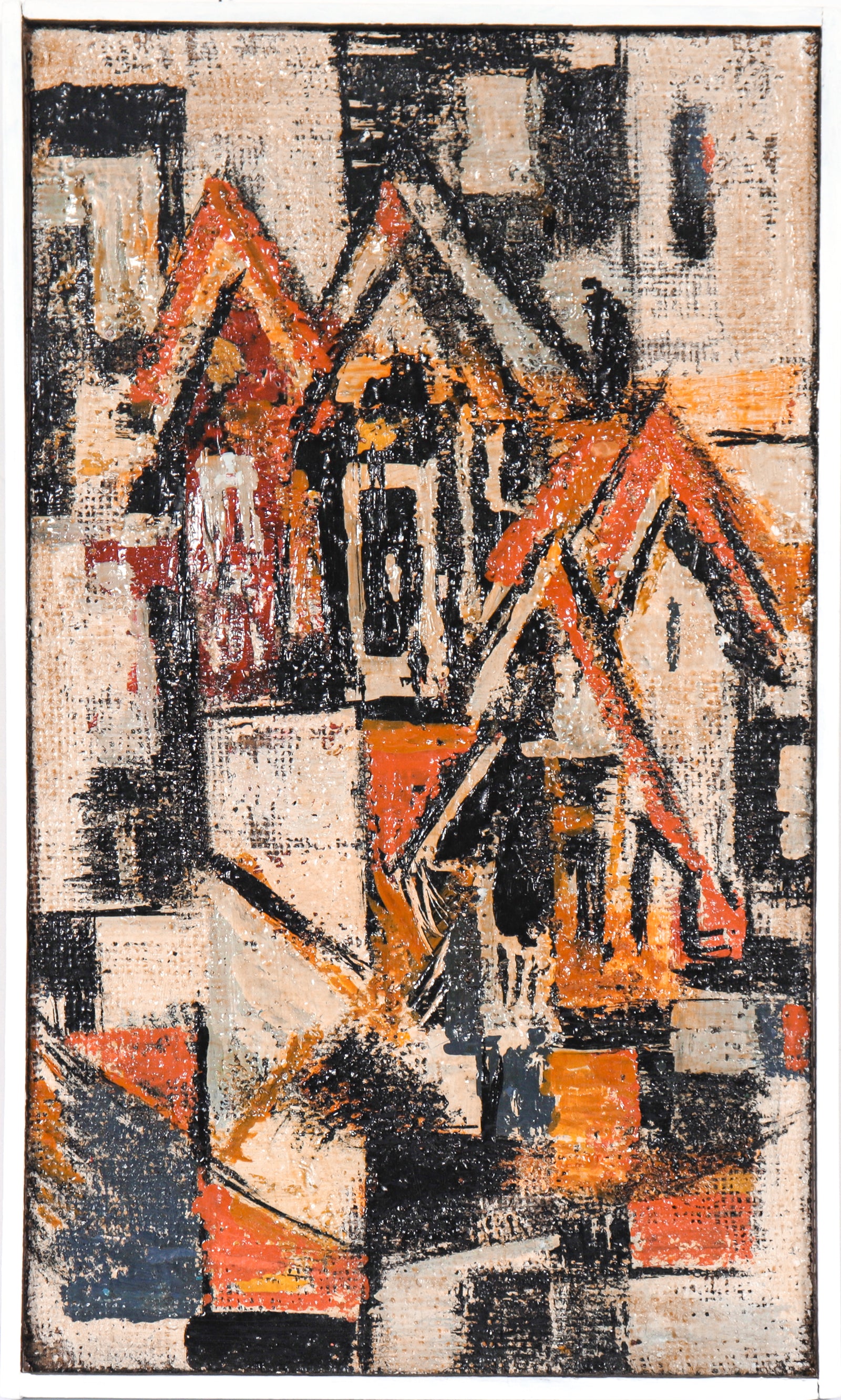 <i>Germany Back Street</i> <br>1963 Mixed Media <br><br>#C3912