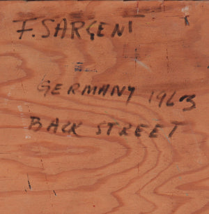 <i>Germany Back Street</i> <br>1963 Mixed Media <br><br>#C3912