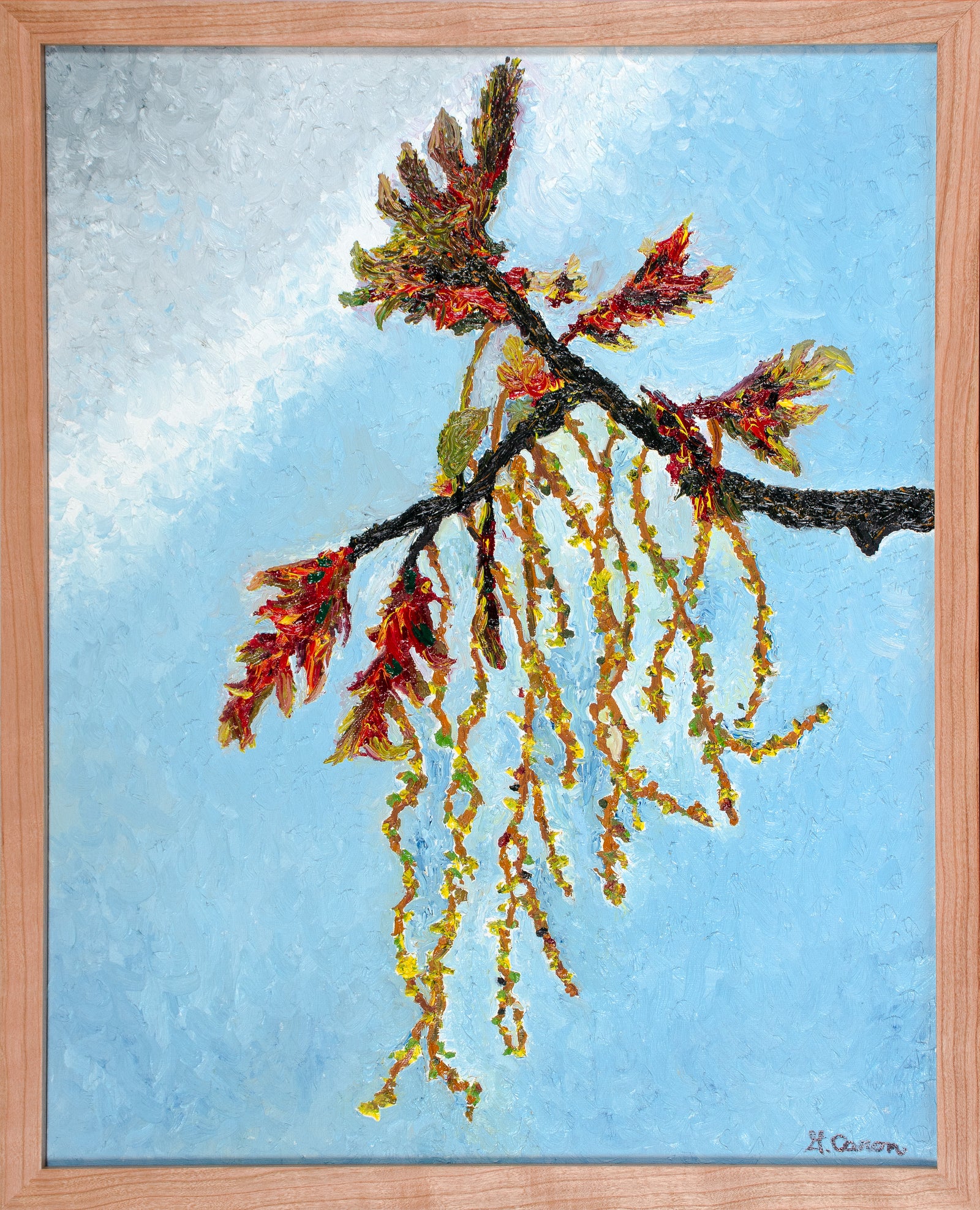 <i>Catkins (Mendocino, CA)</i> <br>2023 Oil <br><br>#C3921