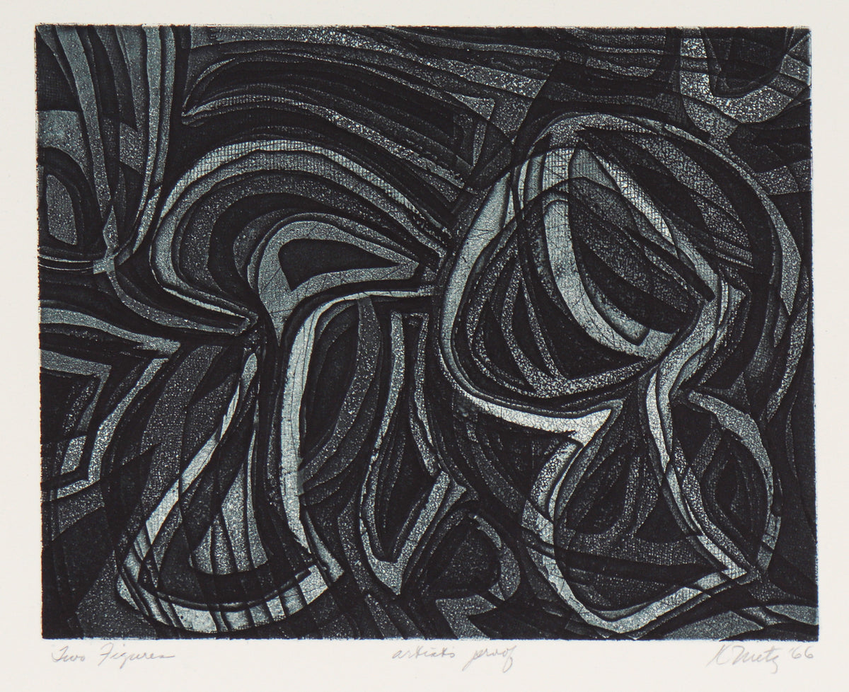 &lt;i&gt;Two Figures&lt;/i&gt; &lt;br&gt;1966 Etching &lt;br&gt;&lt;br&gt;#C3966