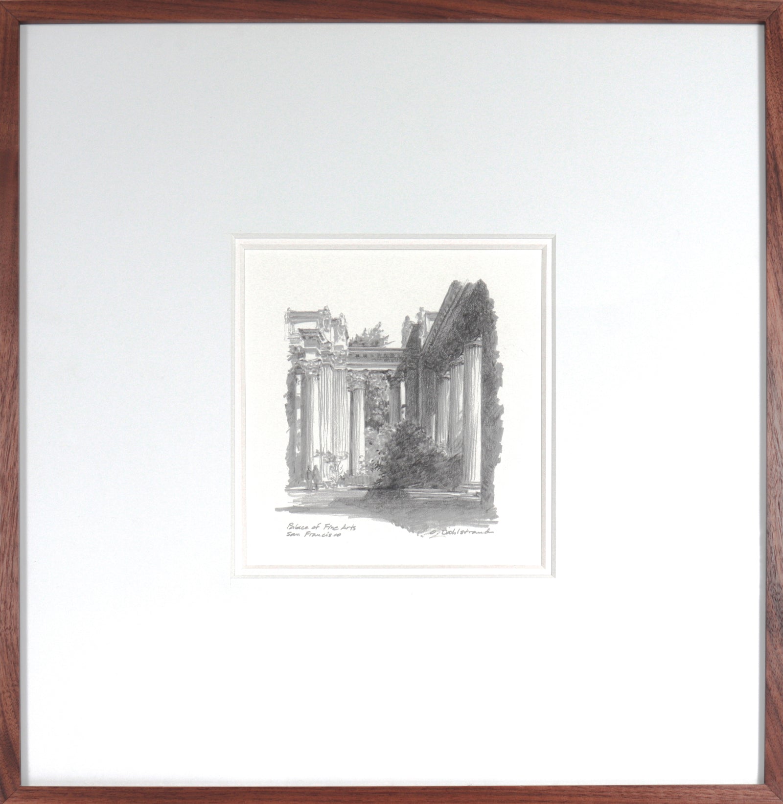 <I>Palace of Fine Arts, San Francisco</I> <br>2002 Graphite<br><br>#C4024