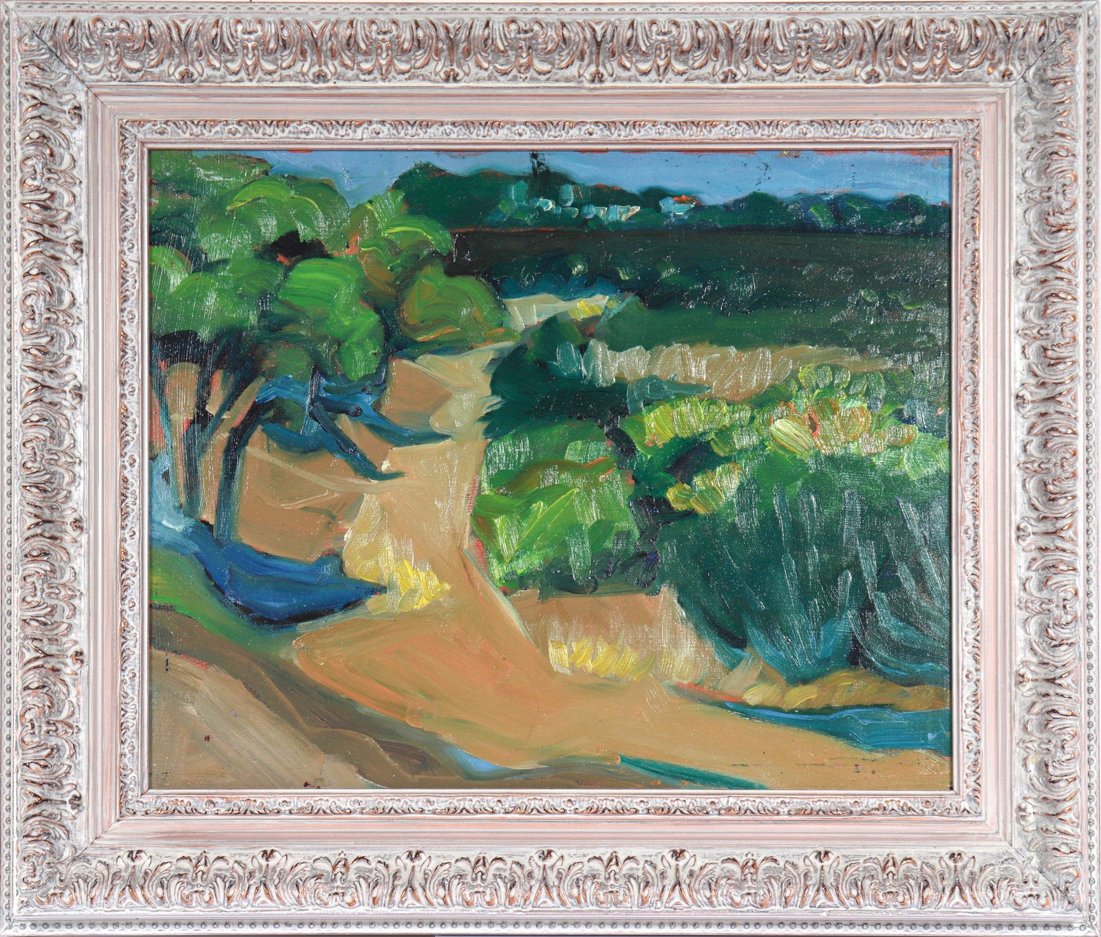 Abstracted California Landscape <br>20th Century Oil <br><br>#C4063