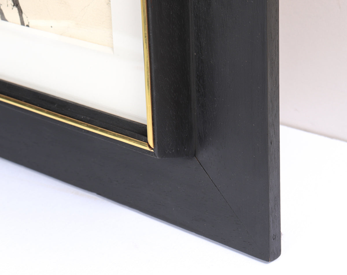 Organic Expressionist Abstract <br>20th Century Ink <br><br>#C4142