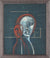 Two Faces <br>Mid Century Oil on Paper Board <br><br>#C4293