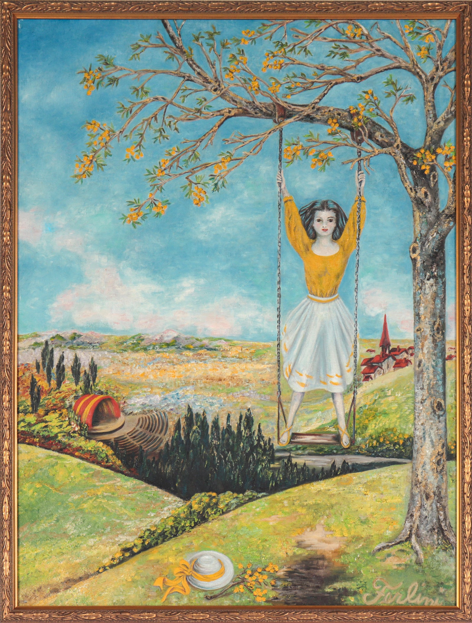 <i>Aurora</i> <br>Mid Century Oil <br><br>#C4305