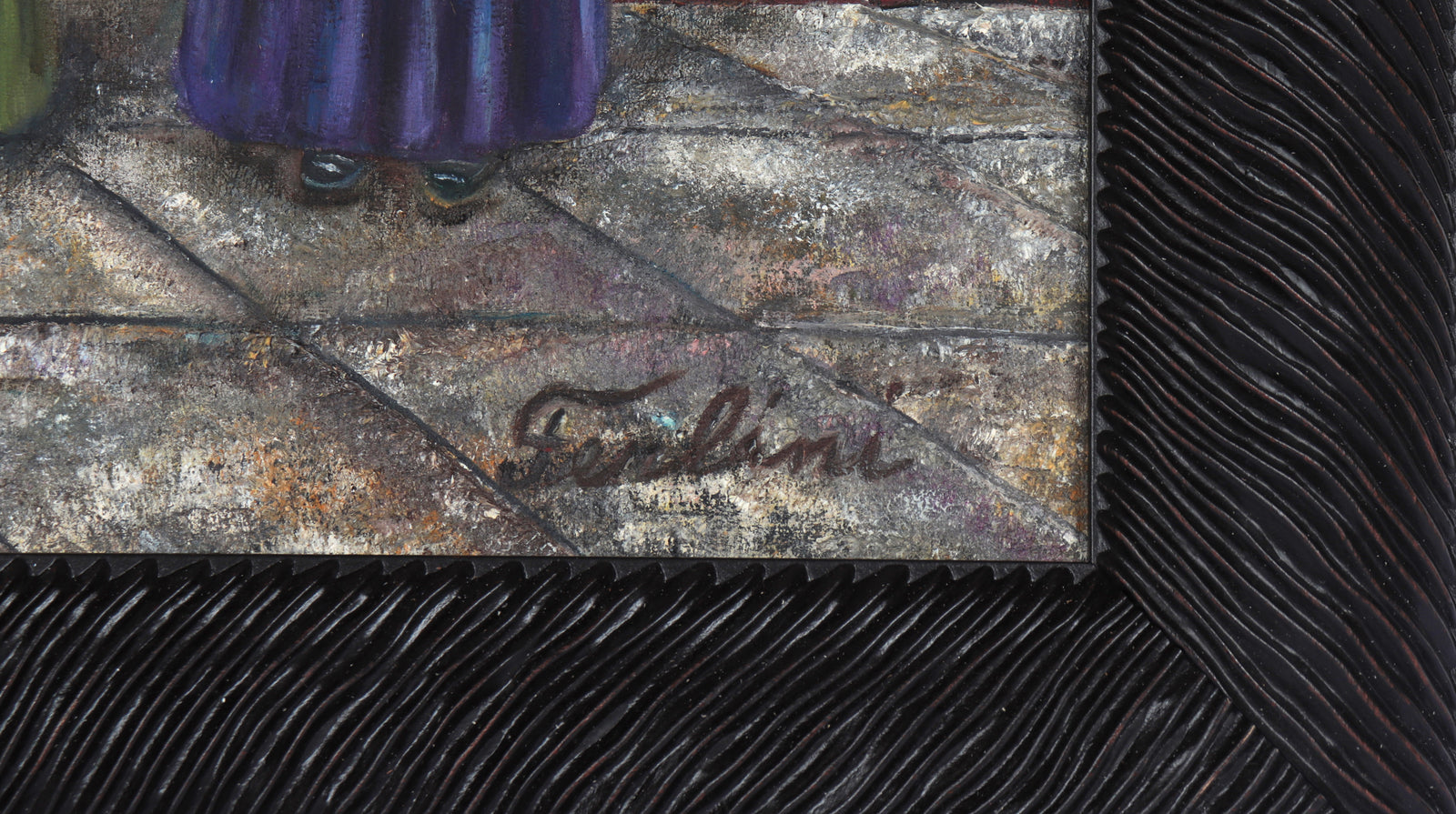 <i>Five Angels</i> <br>1953 Oil <br><br>#C4310