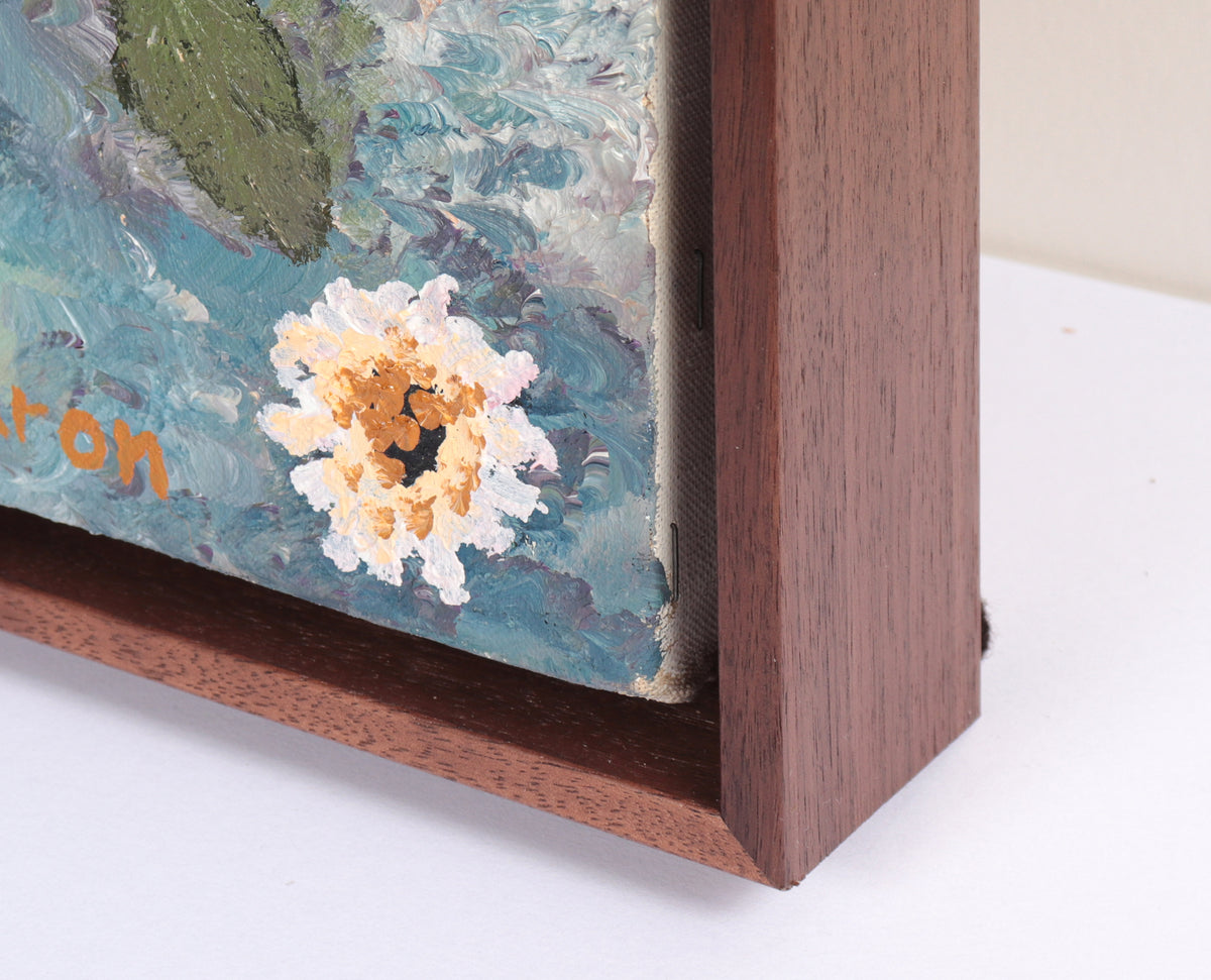 <I>Summer Garden in Night Sky</I> <br>2023 Oil<br><br>#C4643