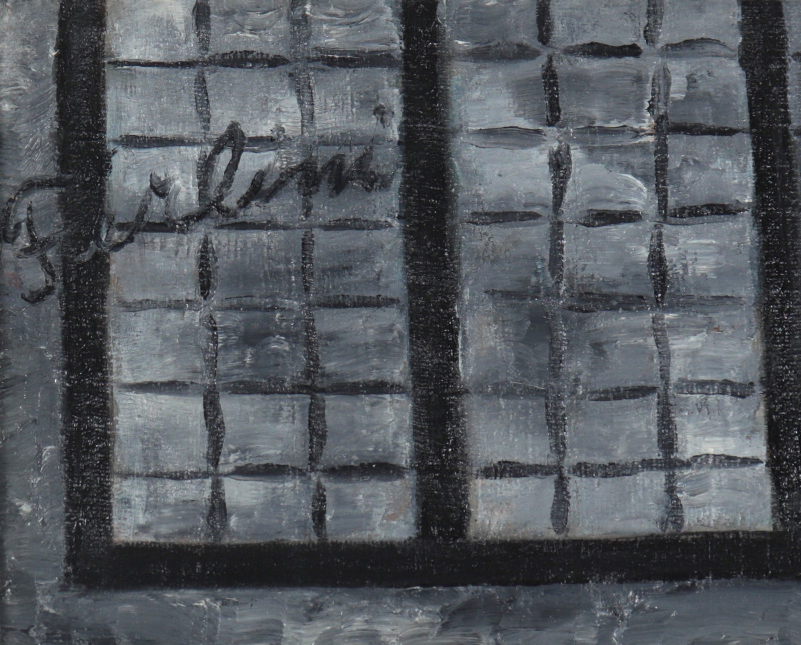 <i>Girl At Well</i> <br>Mid Century Oil <br><br>#C4365