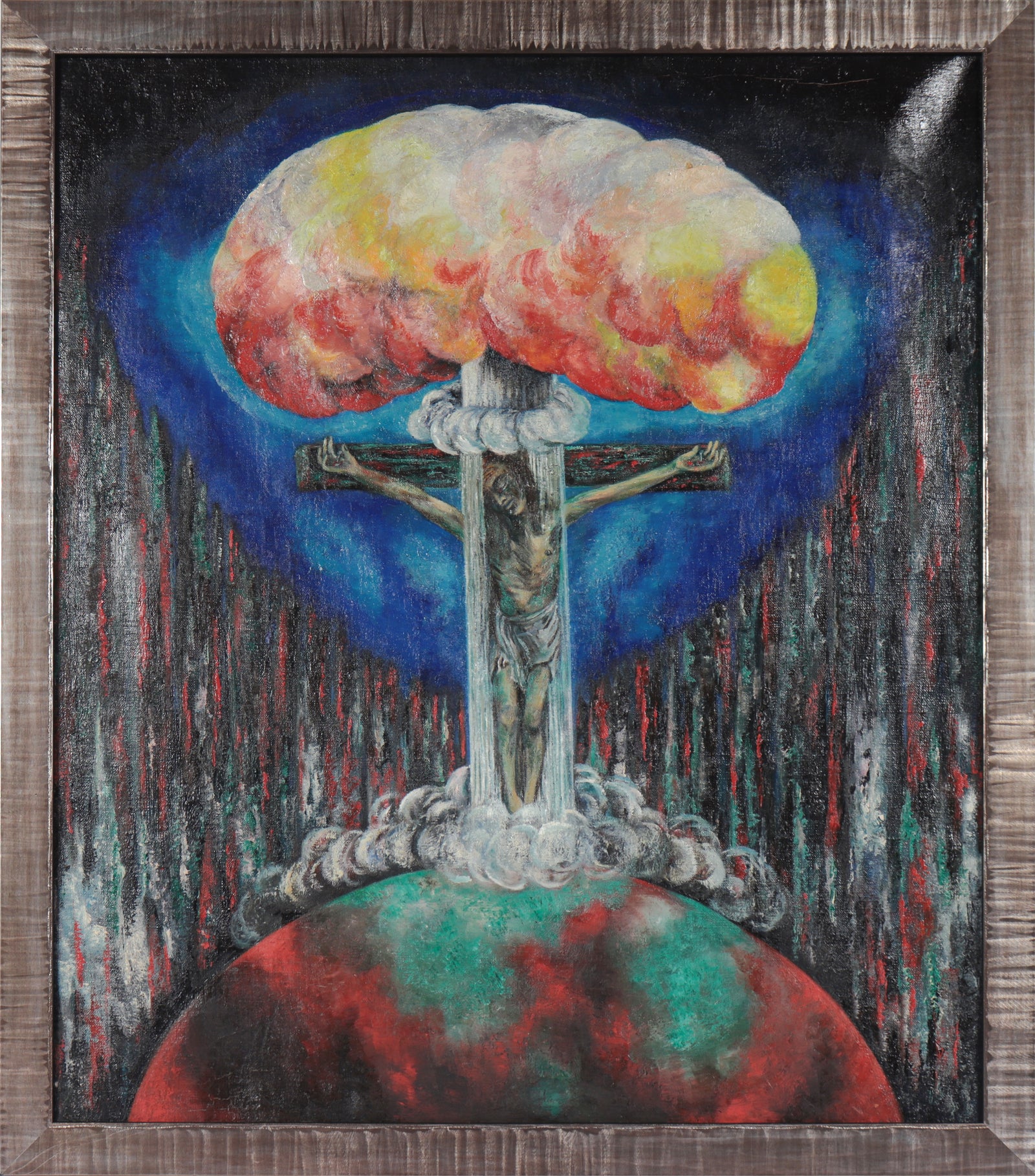 <i>Father They Know What They Do</i> <br>1958 Oil <br><br>#C4369