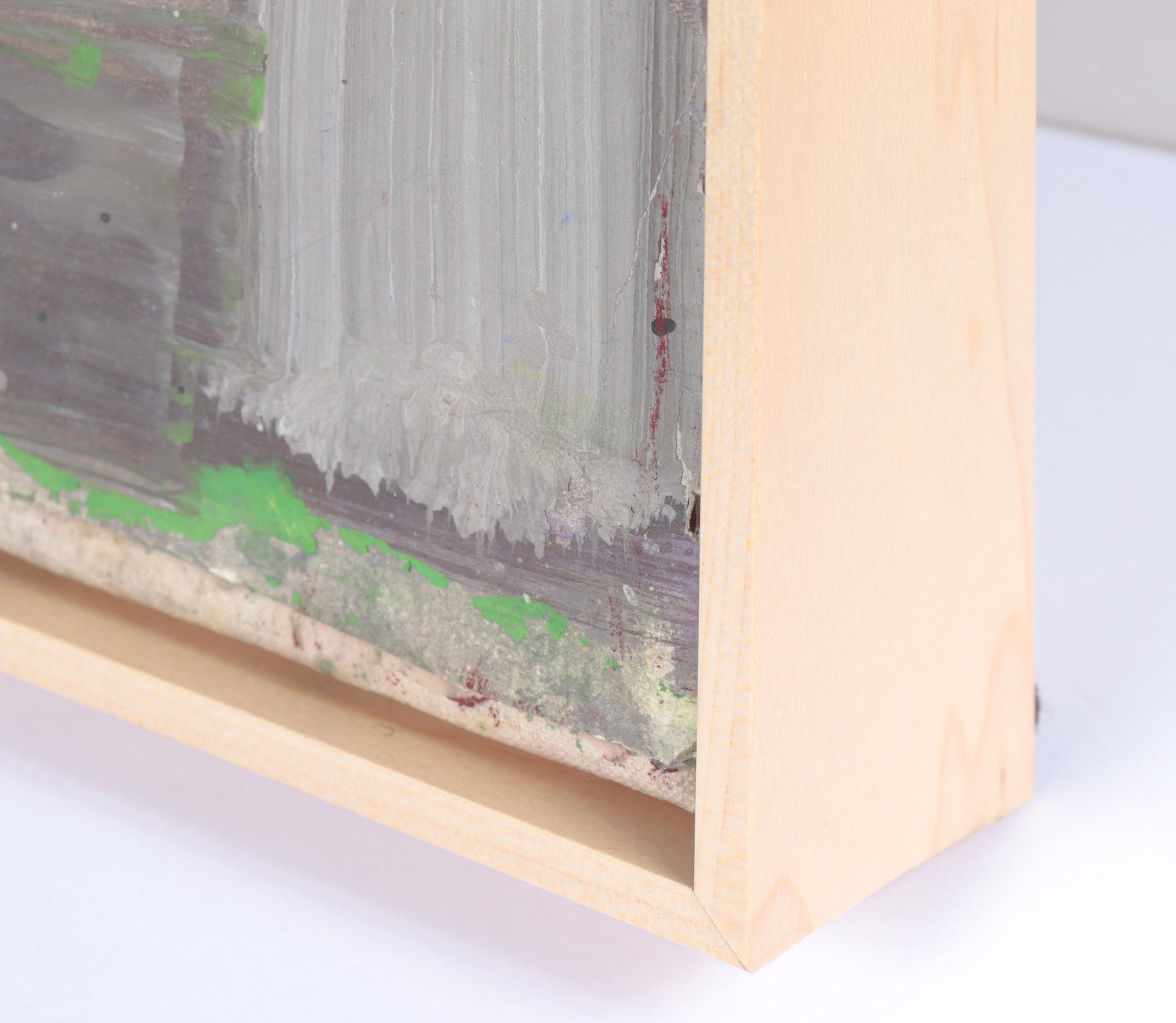 Expressionist Colorfield Abstract <br>2001 Acrylic & Duochrome <br><br>#C4387