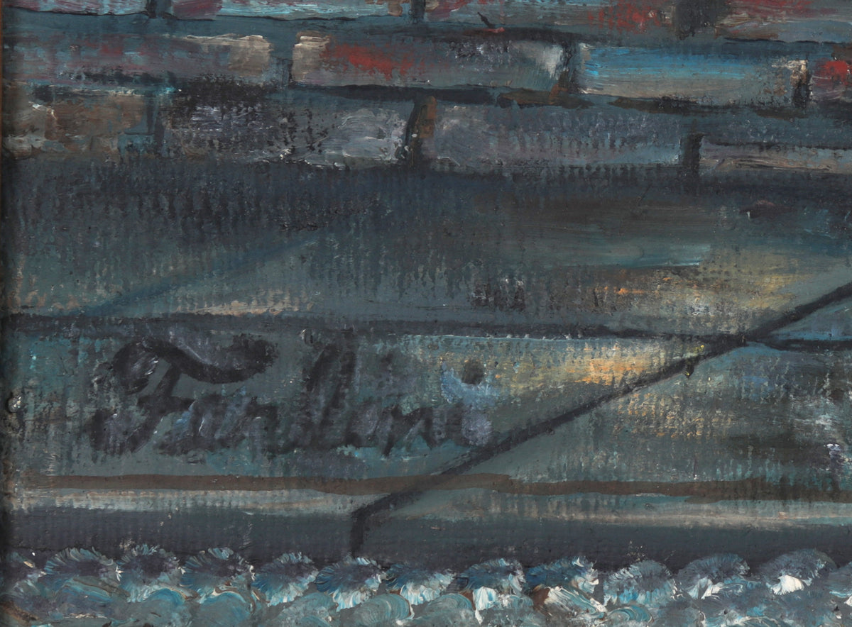 <i>Textile Factory</i> <br>Mid Century Oil <br><br>#C4405