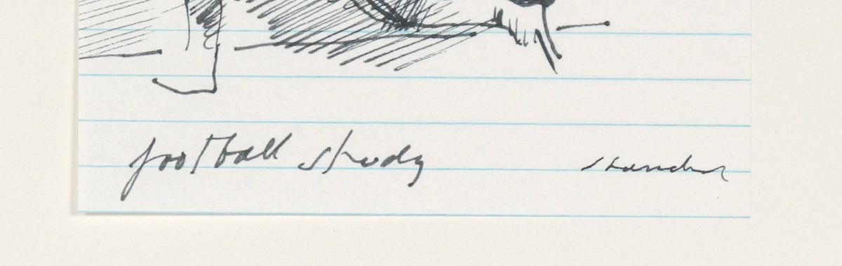 <i>Football Study</i> <br>20th Century Ink <br><br>#C4530