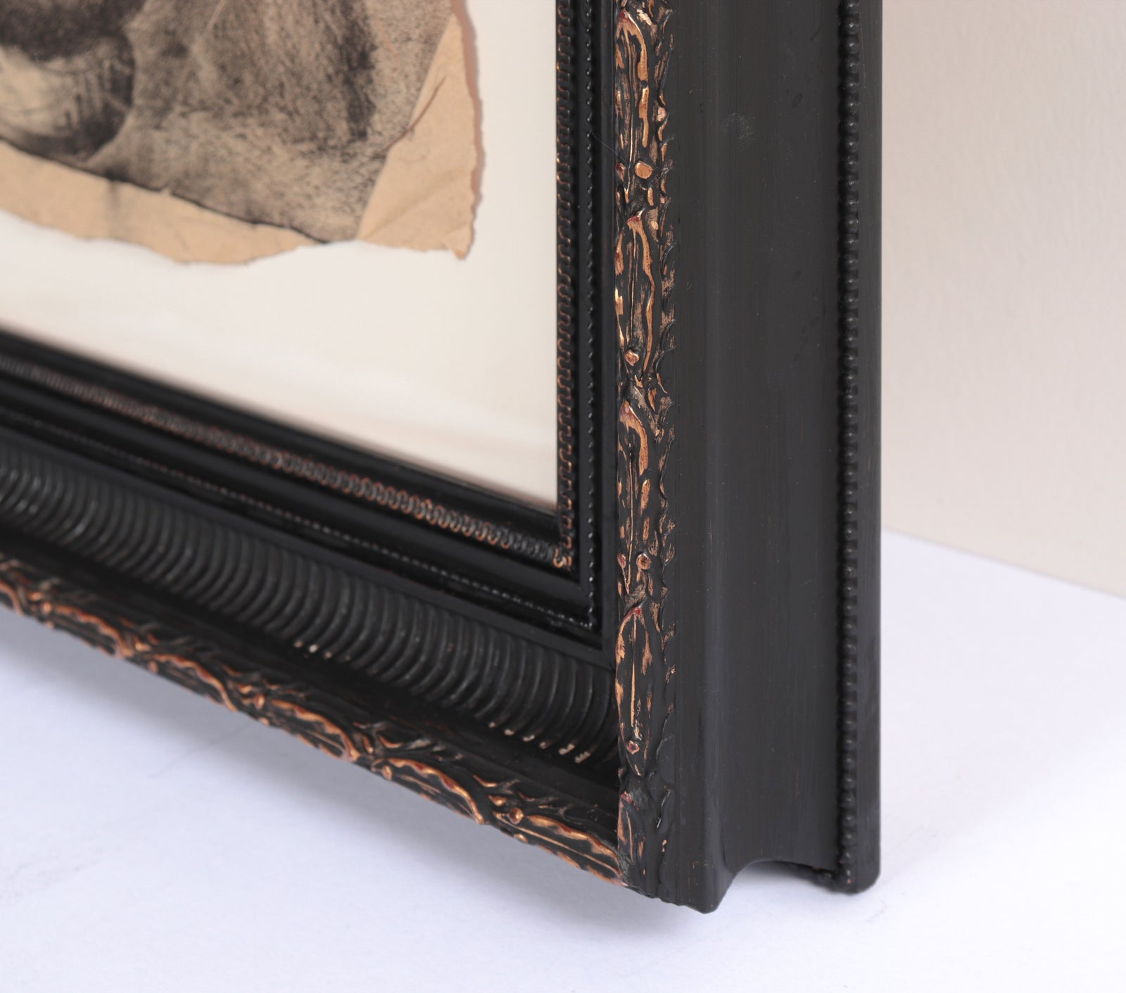 Monochromatic Bouquet Still-Life <br>20th Century Charcoal<br><br>#C4653