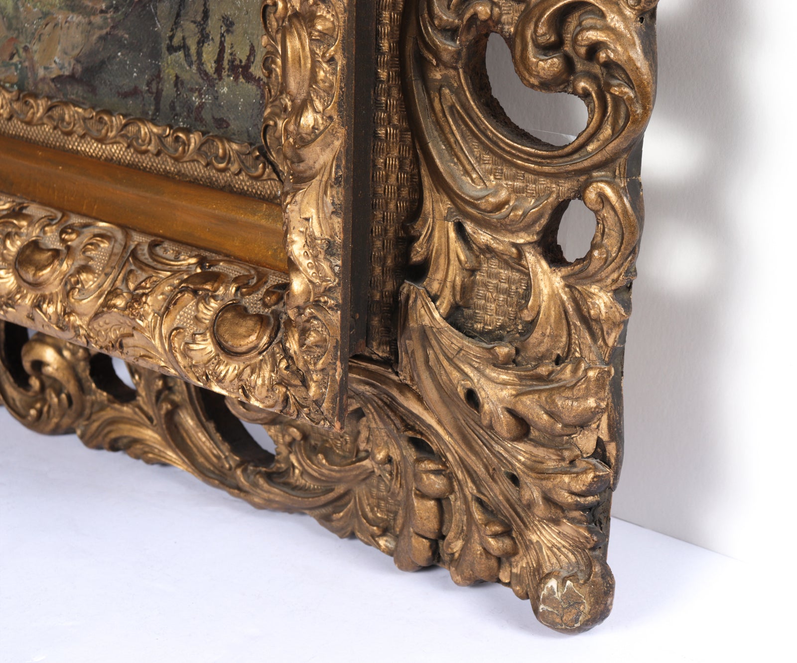 Lovely Soviet Impressionist Abstracted Landscape <br>1982 Oil <br><br>#C4764